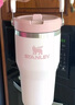 STANLEY拎拎杯吸管杯水杯保温杯大容量办公不锈钢杯子冰霸杯591ML-晶粉色 实拍图