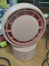 得力（deli）充电摇头电风扇小风扇办公室桌面风扇小型迷你便携usb充电风扇宿舍户外露营台式摇头电扇LK107粉 实拍图