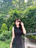 棉致法式不规则黑色无袖连衣裙女夏季2026新款小个子高级感气质短裙 1292黑色【高品质】 L 100-110斤 实拍图