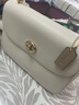 蔻驰（COACH）【官方授权店】蔻驰女包MARLIE复古翻盖链条包邮差包送女友礼物 C1560IMCAH白色 实拍图