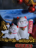 欧梵普（oufanpu）招财猫发财树新店开业摆件高档送人开张搬家乔迁礼物办公室装饰品 招财猫日进斗金发财树【黑框黄沙】 财源广进 日进斗金-寓意美好 实拍图