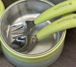babycare宝宝辅食碗勺子不锈钢儿童餐具围兜口水巾保温饭盒新生儿礼盒 实拍图