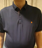 杉杉【凉感桑蚕丝】短袖T恤男士夏季商务休闲通勤翻领上衣男装体恤 实拍图
