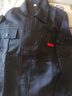 浩赢 男女工作服工地耐磨春秋冬季工厂汽修长袖上衣劳保服定制绣字 小拉锁翻领藏蓝色 175-单件上衣 实拍图