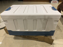 悦卡汽车后备箱收纳箱 车载折叠储物箱尾箱整理箱 Rare系列60L-白蓝色 实拍图