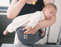 babycare腰凳婴儿背带多功能减震四季抱娃神器解放双手透气轻薄款卡斯尔灰 实拍图