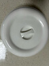 贝瑟斯 陶瓷碗蒸饭碗 蒸菜碗陶瓷蒸蛋碗带盖碗家用汤碗纯白瓷碗6.5英寸 实拍图