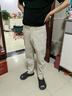 大嘴猴（paul frank）休闲裤男春秋季新款宽松直筒裤男士潮流百搭休闲裤子男 白色 XL 实拍图