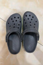 crocs卡骆驰洞洞鞋贝雅卡骆班轻便耐磨一脚蹬休闲鞋|205089 石板灰/青柠绿-0GX 41 /42(260mm) 实拍图