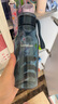 乐扣乐扣（LOCK&LOCK）夏季运动水杯简约塑料杯户外便携水壶男女学生杯子蓝色350ML 实拍图