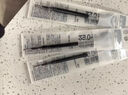 日本ZEBRA斑马JJ15笔芯JF-0.5中性笔JJ77水性笔芯大容量按动中性JJM88刻度芯 黑色-0.5 五支装 实拍图