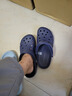 crocs卡骆驰洞洞鞋贝雅男鞋女鞋轻便耐磨一脚蹬拖鞋休闲鞋|10126 深蓝-410 39 (240mm) 实拍图