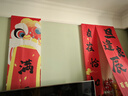 墨斗鱼 满月条幅 背景墙拍照道具30天满月场景布置满月快乐条幅挂布  实拍图
