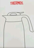 膳魔师（THERMOS）保温壶2000ML高真空商务家用大容量热水壶毕业礼物THX-2000 WH 实拍图