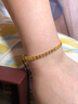 金至尊（3D-GOLD)cool我999足金手链ins风个性百搭黄金手链送女友老婆生日礼物计价 金重7.29克（配珠宝礼盒） 实拍图