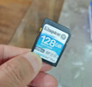 金士顿（Kingston）128GB SD存储卡 U3 V30 相机内存卡 高速sd卡大卡 4K超高清拍摄 读速170MB/s 写速90MB/s 实拍图