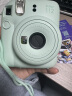 富士（FUJIFILM）instax mini12 miniSE 3寸相纸一次成像相机Mini12/se立拍立得一次成像相机 礼物旅游拍立得相机 mini12 薄荷绿 官方标配 实拍图