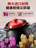 爱仕达（ASD）砂锅煲汤耐高温炖锅家用陶瓷煲仔饭沙锅6升燃气灶明火专用JLF60CP 实拍图