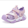 巴布豆（BOBDOG）童鞋女童包头沙滩鞋夏季软底时尚儿童凉鞋 105532008 嫩粉/粉紫34 实拍图