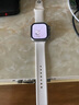 Apple/苹果 Watch Series 10 智能手表GPS款46毫米玫瑰金色铝金属表壳淡桃粉色运动型表带M/L MX2A3CH/B 实拍图