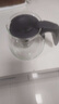 茶壶茶水分离玻璃耐热泡茶壶绿把套装 一壶四杯 黑把单壶1只 实拍图