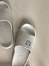 厚底小熊eva拖鞋简约清新马卡龙色男女款家居拖鞋拖鞋男拖鞋女 灰色 42-43 【建议拍大1-2码】 实拍图