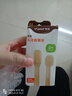 世喜婴儿牙刷0-1岁乳牙刷口腔清洁棒器早早刷2支装新生幼儿硅胶刷套装 实拍图