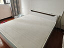 庄闲和实木床简约现代主卧家用1.5单人床出租房用1.8米榻榻米软包双人床 暖白色单床【满铺款】 1.8*2米 实拍图