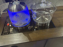 开品 全自动底部上水感应续水电热水壶 家用办公茶具套装烧水消毒茶台 可嵌入式玻璃烧水壶茶桌一体 1L 黑色尺寸20X37CM 烧水煮杯 桶水款 实拍图