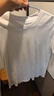 拇指白小T【汗隐无痕T】春夏新款短袖男士T恤纯色舒适百搭打底衫 皓白 3XL 实拍图