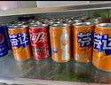 可口可乐（Coca-Cola）  汽水碳酸饮料200ml迷你罐 可乐/果味汽水 整箱装 芬达含糖200ml*12罐 实拍图