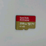 闪迪（SanDisk）256GB TF(MicroSD)内存卡 4K极速金卡A2 V30 U3行车记录仪 运动相机无人机 监控存储卡 读190MB/s 实拍图