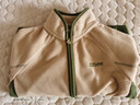 左西男童摇粒绒外套儿童加绒秋装2025新款男孩抓绒上衣潮 米色 120 实拍图
