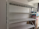 施尔福货架仓储家用置物架轻型加厚承重仓库库房展示架层架中型货物架子 白色-四层-主架 商工用总承重800KG-200*50*200cm 实拍图