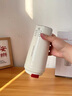 摩飞电器（Morphyrichards）【全新升级】烧水杯奶泡杯家用打奶泡器牛奶打发器电动咖啡搅拌加热便携式烧水壶MR6066 0.3L 轻奢蓝 实拍图