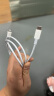 绿联【MFi认证不弹窗】适用苹果充电线Type-C数据线PD30/20W快充to Lightning闪电接口iPhone14/13手机 实拍图