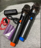 纽曼MC109充电无线麦克风U段家庭KTV唱歌舞台主持演讲K歌会议音箱音响功放万能话筒一拖二 实拍图