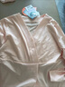 雅特茂月子服纯秋冬季产后棉孕妇睡衣款产妇待产喂奶哺乳家居服 夏款180g（送胸垫）柔雾玫瑰1450 XXXL 实拍图