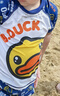 B.Duck小黄鸭分体泳衣男童 短袖短裤男宝宝可爱泳装温泉泳衣 实拍图