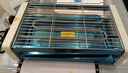 奥克斯（AUX）电烤炉电烧烤炉烤肉锅电烤盘双层大容量无烟不粘多功能烤串烤肉一体机室内户外家用可拆洗 大号-双烤网+烤盘（5分钟50串） 2层 实拍图