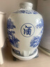 景德镇10/20/50/100/斤青花陶瓷酒坛子密封泡空酒罐酒缸酒瓶 50斤八仙小口【无孔配酒提】 实拍图