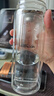 希诺双层玻璃杯男家用商务办公泡茶杯子过滤车载水杯XN-9302 345mL 实拍图