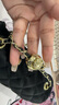 CHARLIE&KELLI CK品牌包包女包单肩包女上班通勤菱格链条小方包斜挎女生日礼物 黑色【京仓配送 赠礼袋】 实拍图