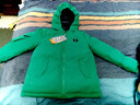 保姆鹅 儿童羽绒服宝宝双面羽绒服加厚小童短款耐污羽绒外套[NM2272] 高尔夫绿 130 实拍图