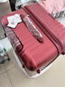 大嘴猴（paul frank）超大容量行李箱女拉链密码拉杆箱网红男轻音万向轮旅行箱学生皮箱 波尔多红/加大加宽/抑菌款 28英寸 实拍图