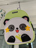 爱贝迪拉幼儿园儿童书包中大班防走失1-3-6岁男孩女孩卡通可爱透气防渗水 幼儿园书包中号-星竹熊猫 实拍图