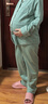 十月结晶月子服春秋冬季产后哺乳装孕妇睡衣居家服可外出 雅绿【200g/㎡吸汗透气】 L码【建议115-145斤】 实拍图