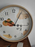 光阴的故事桌面台式时钟座钟客厅家用时尚坐钟表简约现代台钟摆件座挂两用 2823-柿柿如意【座挂两用】 实拍图