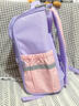KVG马卡龙护脊书包超轻动态减重支撑背部学霸系列之笑脸风牛津布书包 薰衣草紫-笔袋-补习袋 小号-推荐身高130cm以下 实拍图