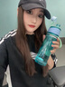 MGXEK德国喷雾运动水杯儿童学生喷水杯子夏季运动户外保冷降温补水 蓝色喷雾杯  【送制冰盒】 1个 650ml 实拍图